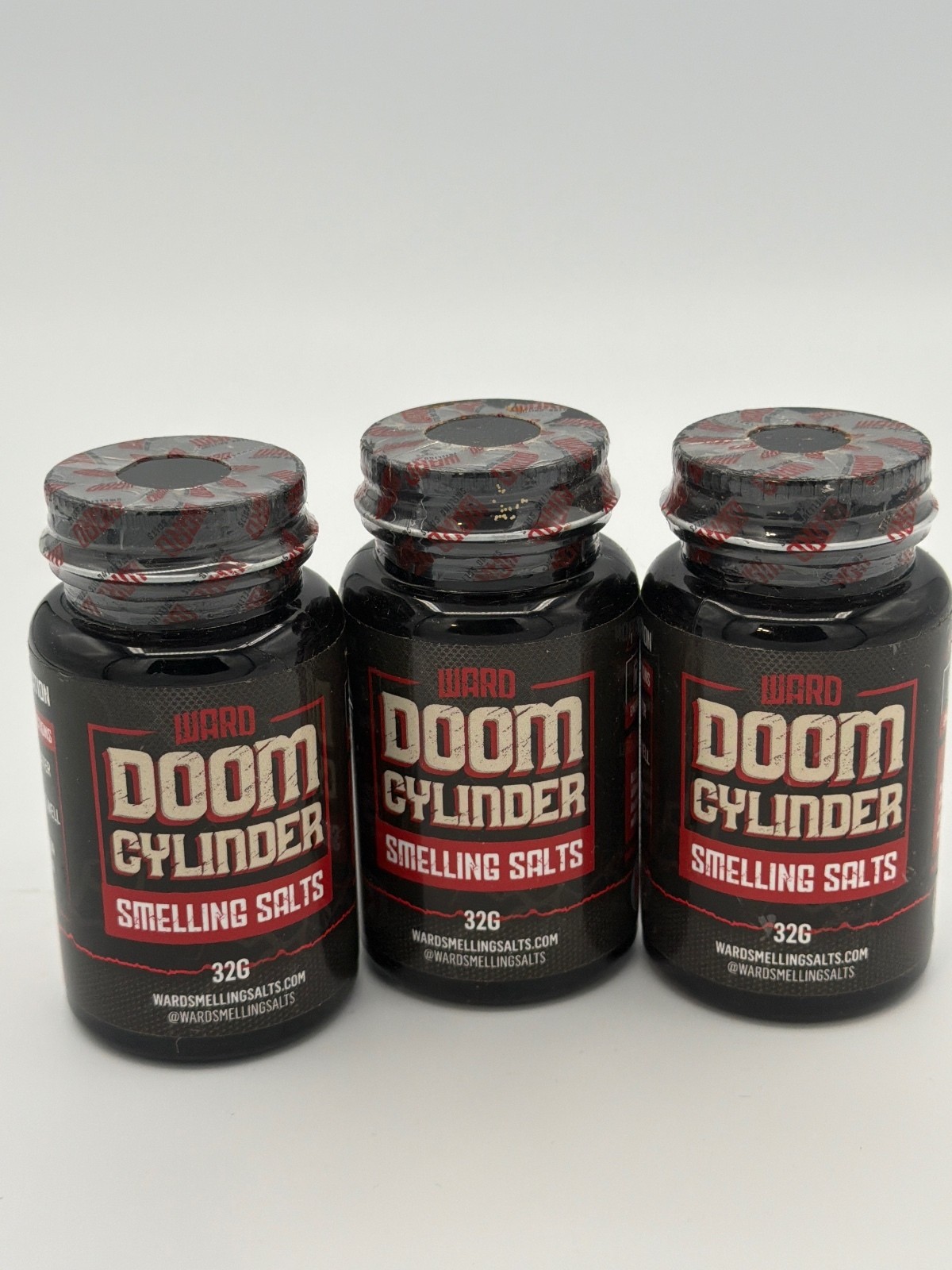 Ward Doom Cylinder Smelling Salts 32g - Set of 3