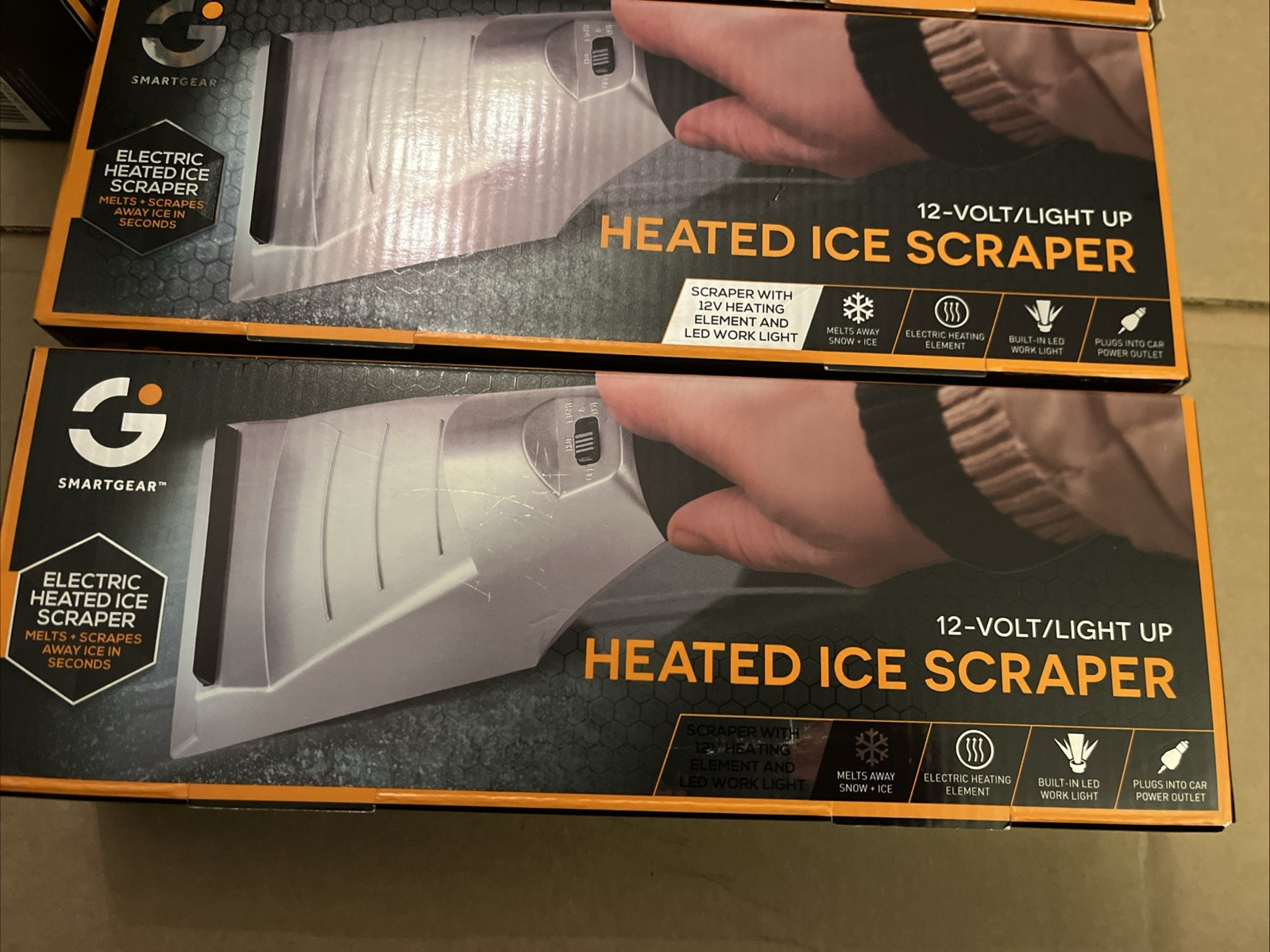 SmartGear New Heated Ice Scraper 12-Volt/Light Up. Free Shipping!