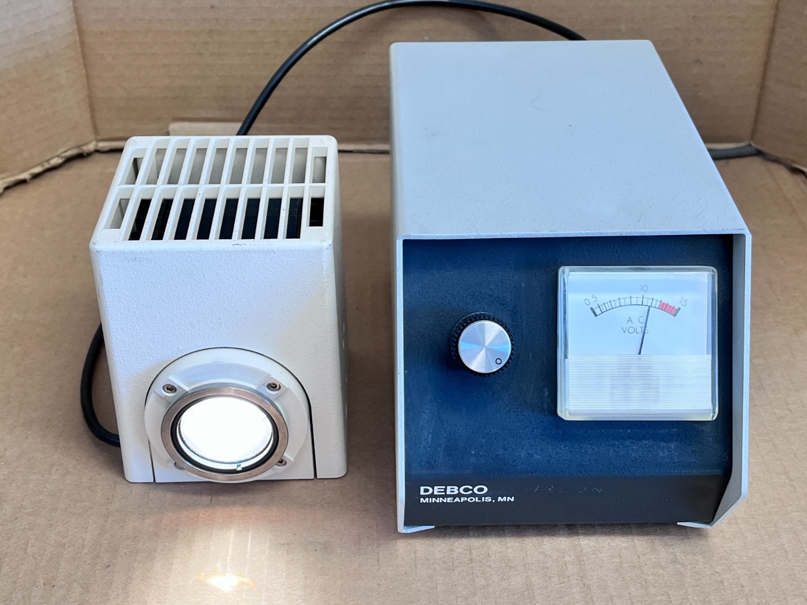 Zeiss 44 72 17 Microscope Lamphouse 100W & Power Supply for Axiophot /skop/ plan