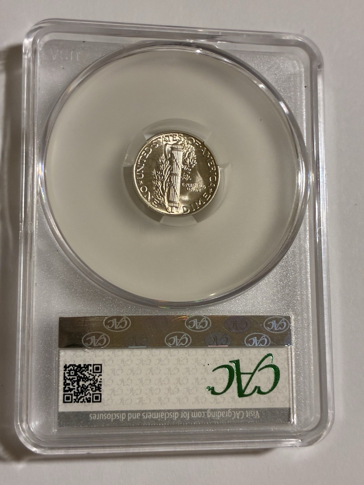 1944-P Mercury Dime CAC MS65FB