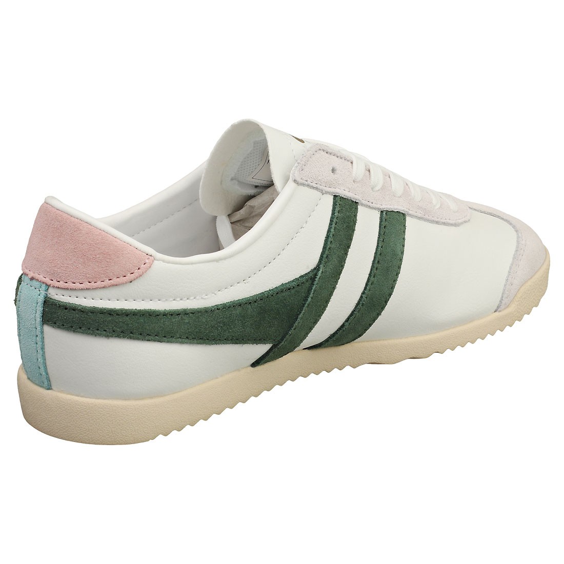 Gola Bullet Pure Womens Casual Sneakers in White Green