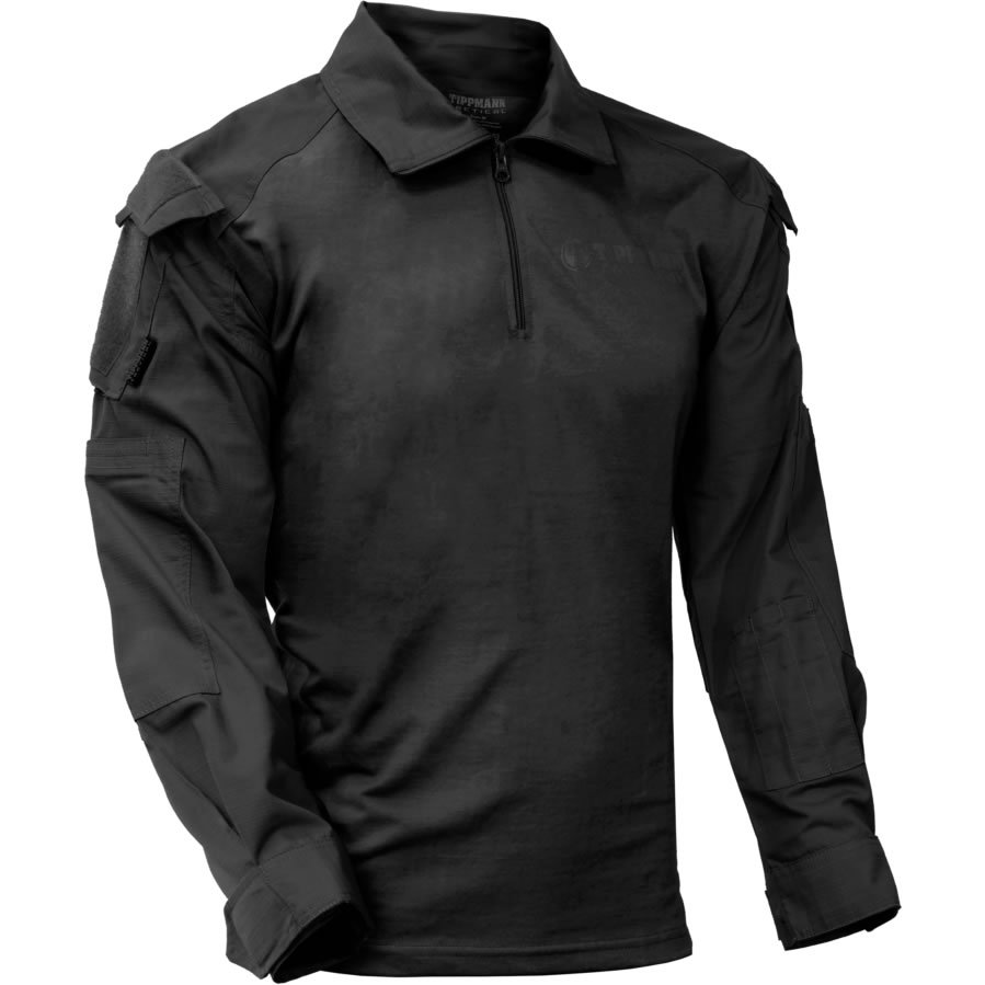 Tippmann Tactical TDU Shirt - Black - Small - Paintball