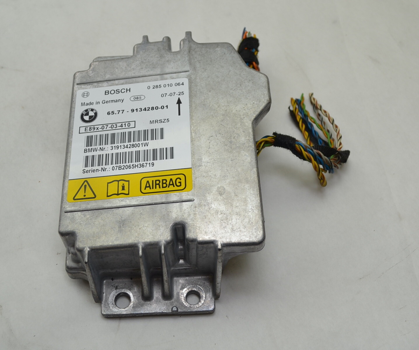 07 2007 BMW 323i 328xi 335xi SRS CONTROL MODULE 65779134280 OEM