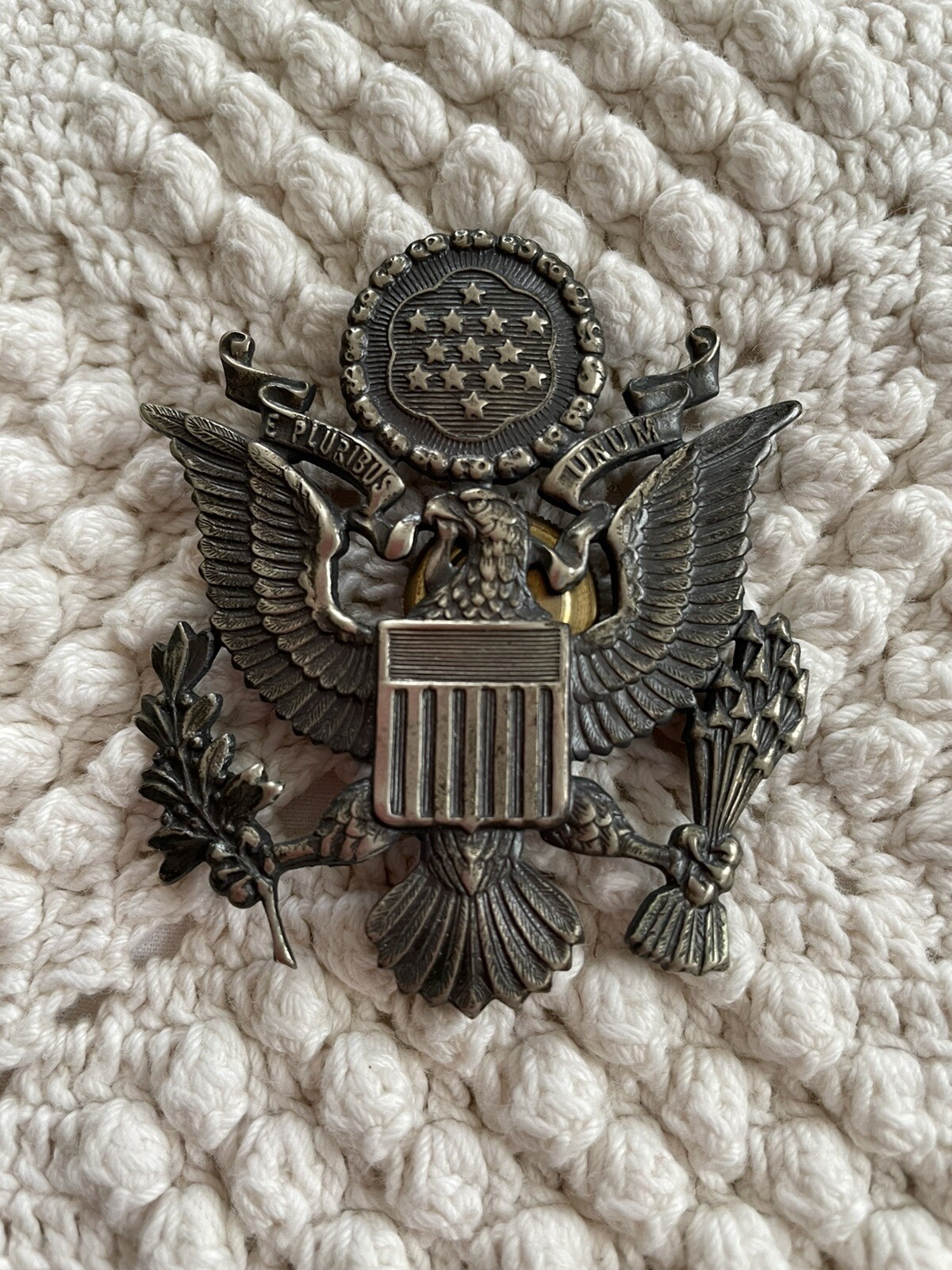 Vintage USAF Air Force Cap Device  (Male) Officer