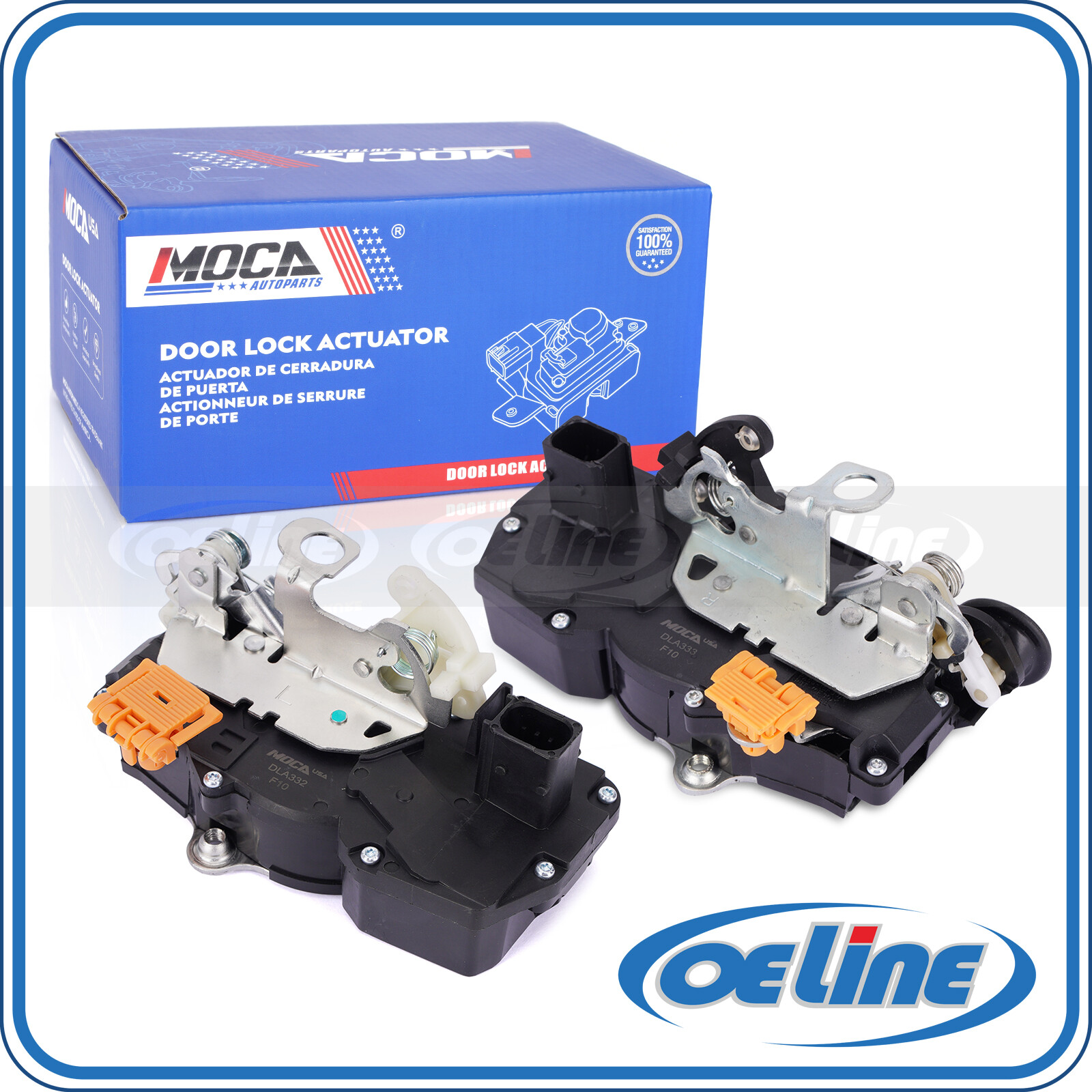2x L&R Rear Door Lock Actuator for 2006-2011 Chevrolet Impala 3.5L 3.9L 5.3L