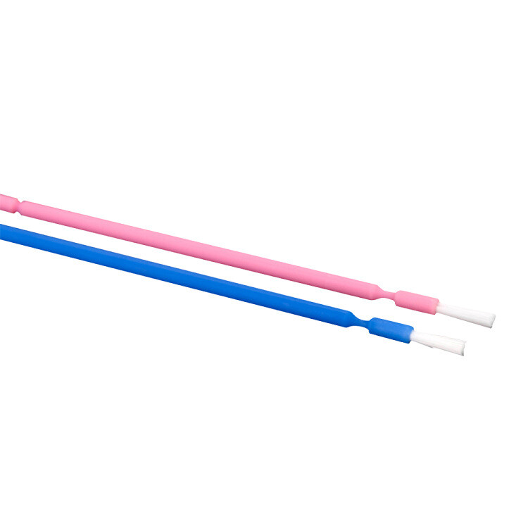 Dental Disposable Micro Applicator Bendable Brush Long Shank Pink/Blue 100 Pcs