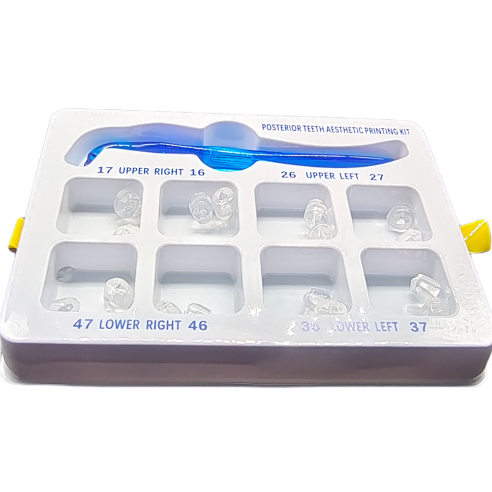 Dental Aesthetic Printing Light Cure Composite Curing Posterior Molar Print Kit