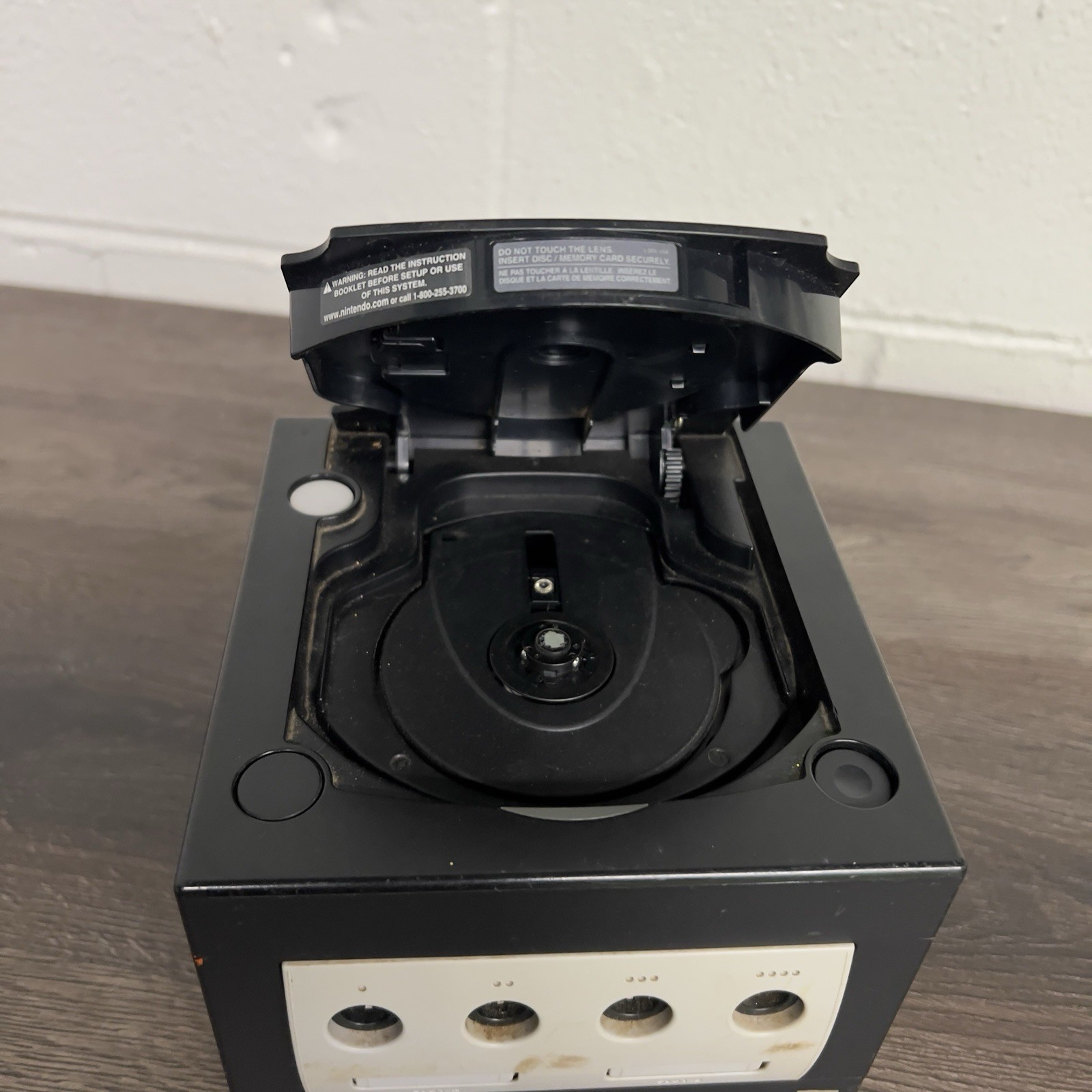 Nintendo GameCube DOL-001 Black Console OEM Memory Card 251 Block Untested AS IS