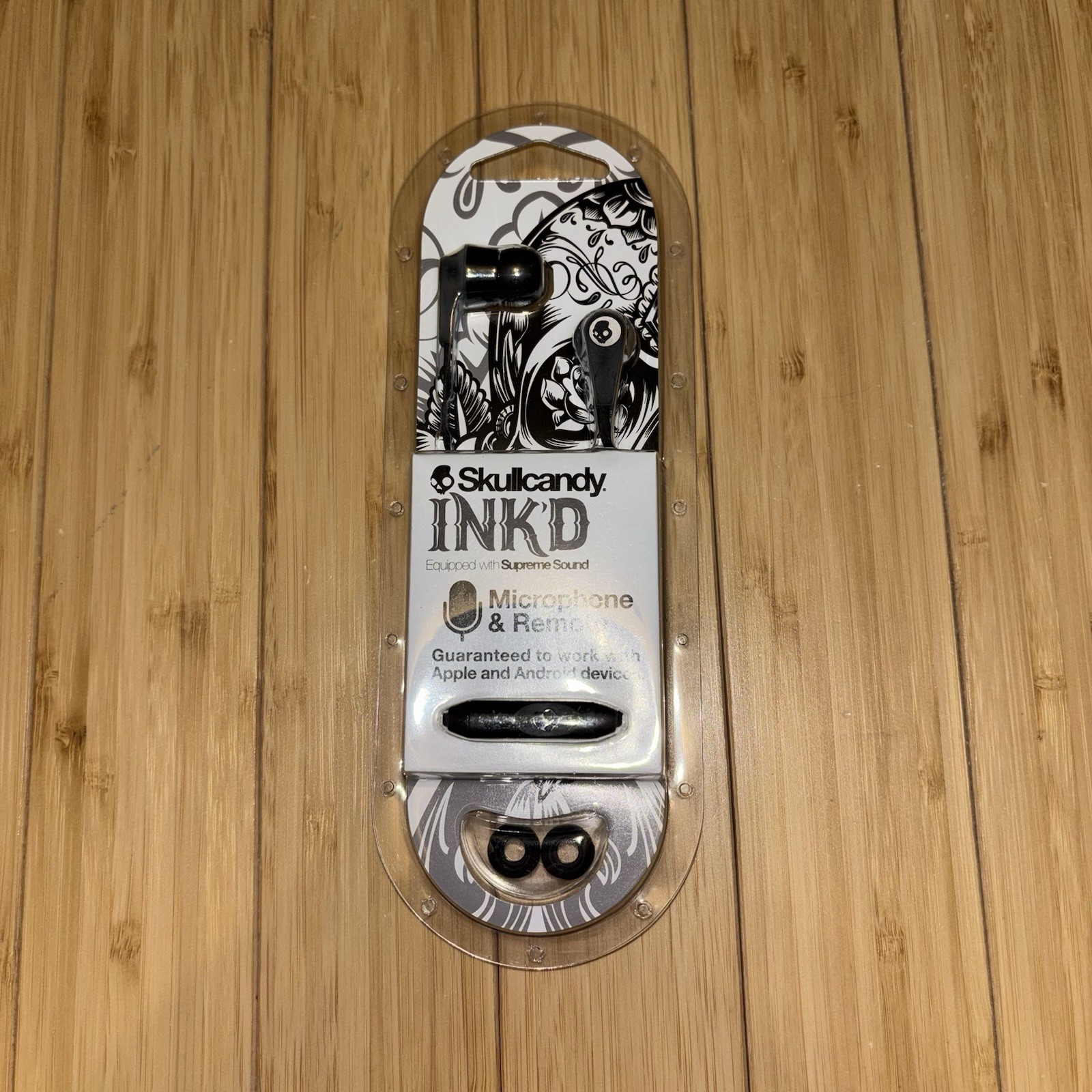 New Skullcandy - Ink'D 2.0 Wired In-Ear Headphones, Black - Sealed