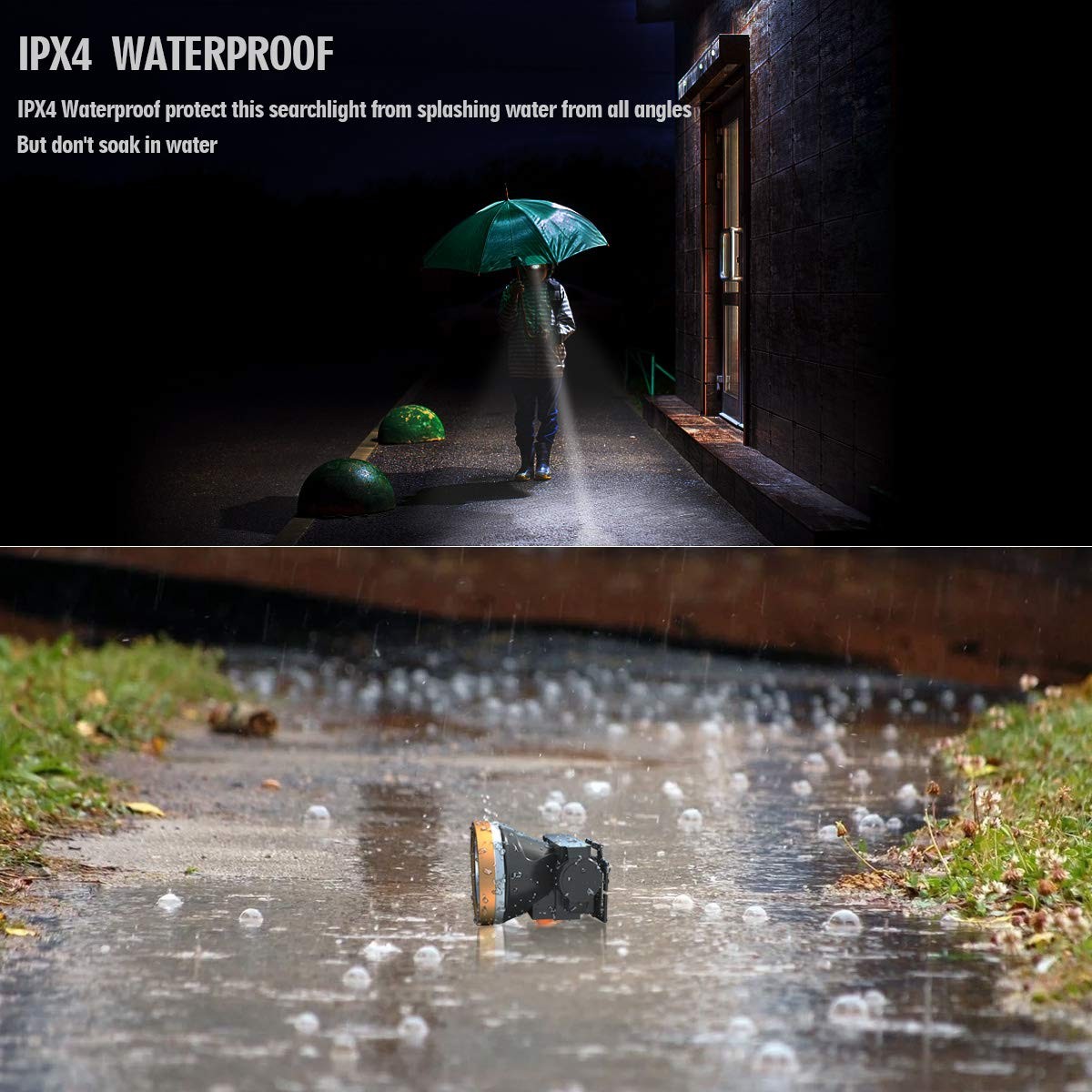 Rechargeable Headlamp, Super Bright LED Head Lamp Flashlight Waterproof Headl...