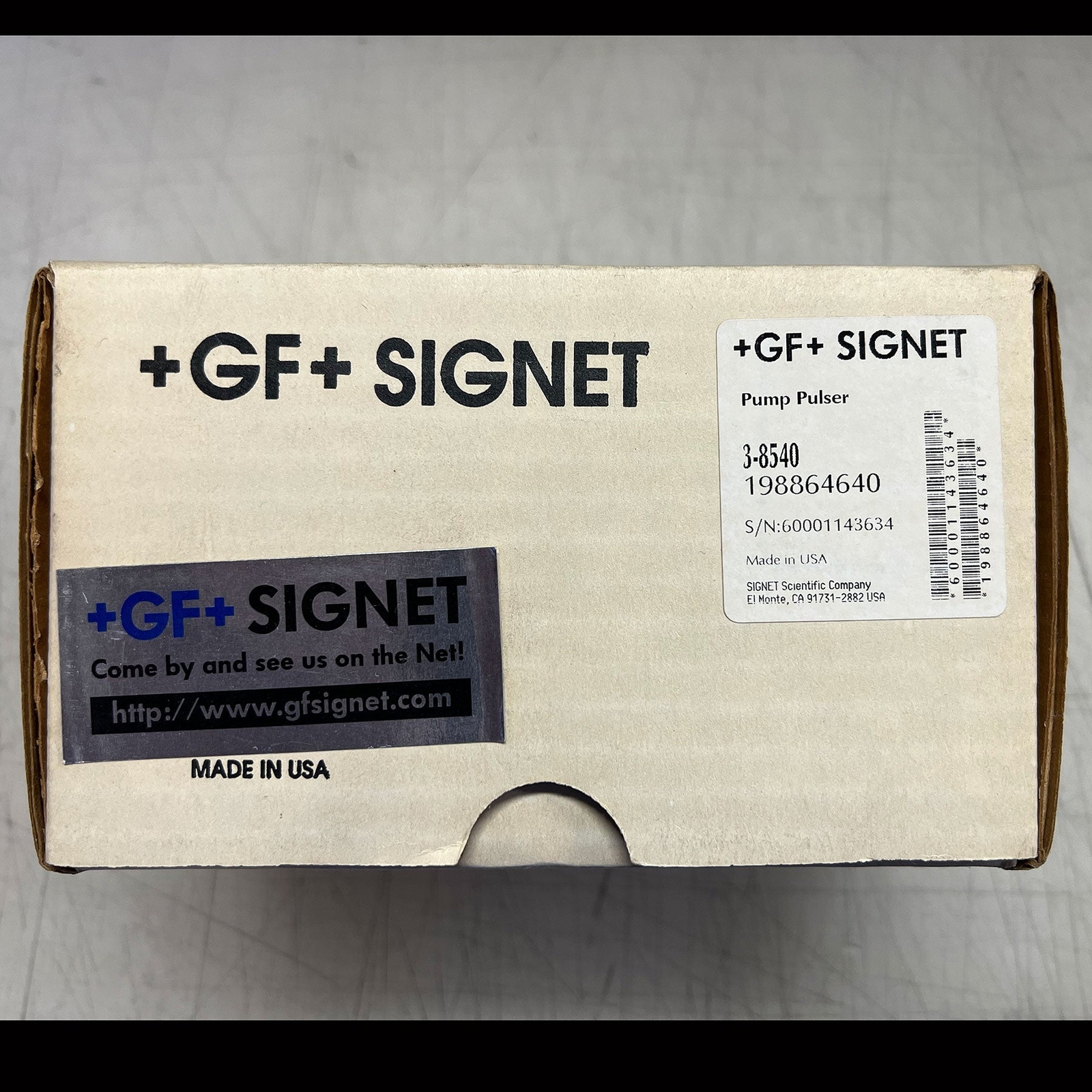 CLEARANCE - GF Signet Pump Pulser - 3-8540