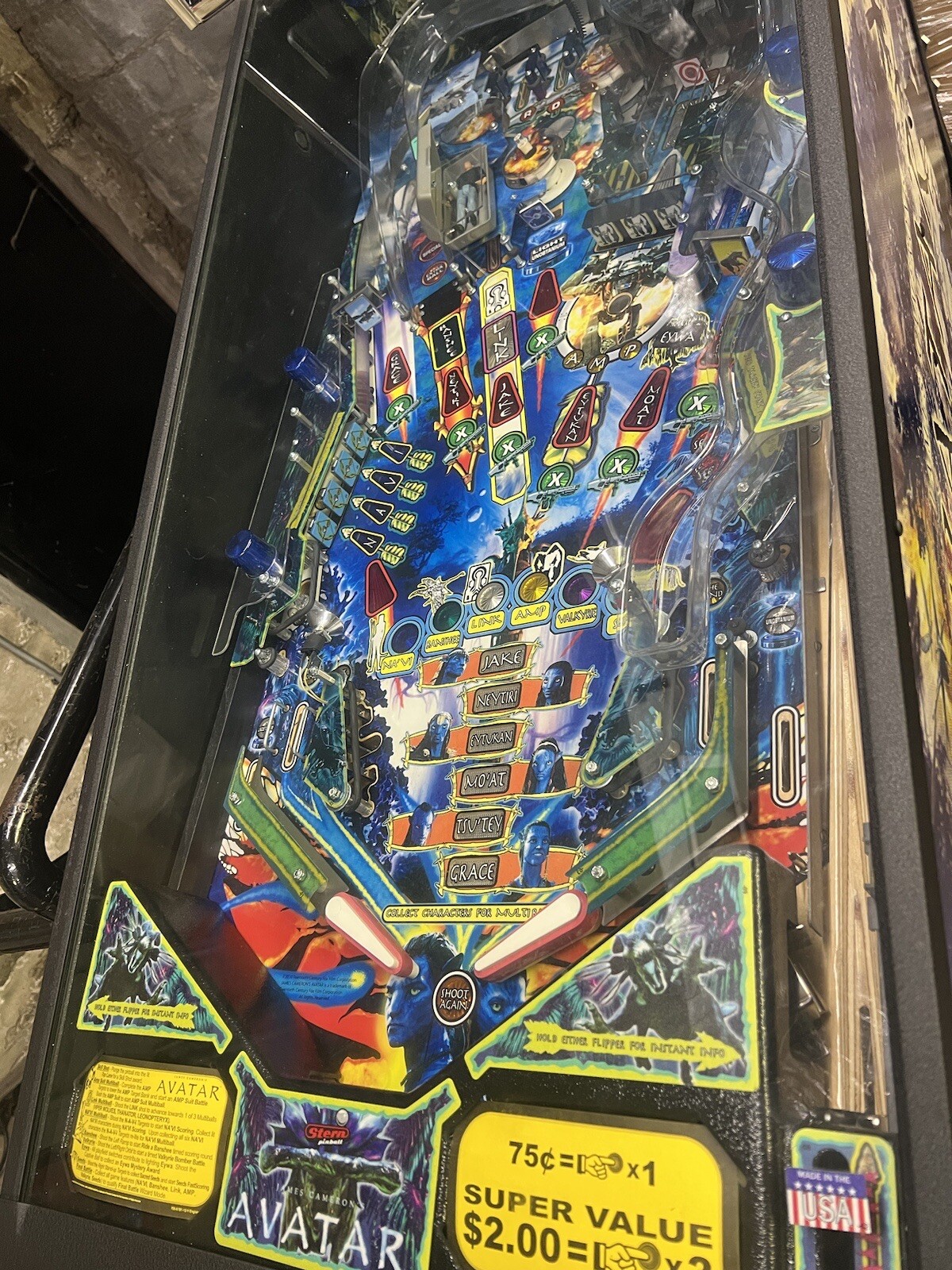 Stern Avatar Pinball Machine Home use only