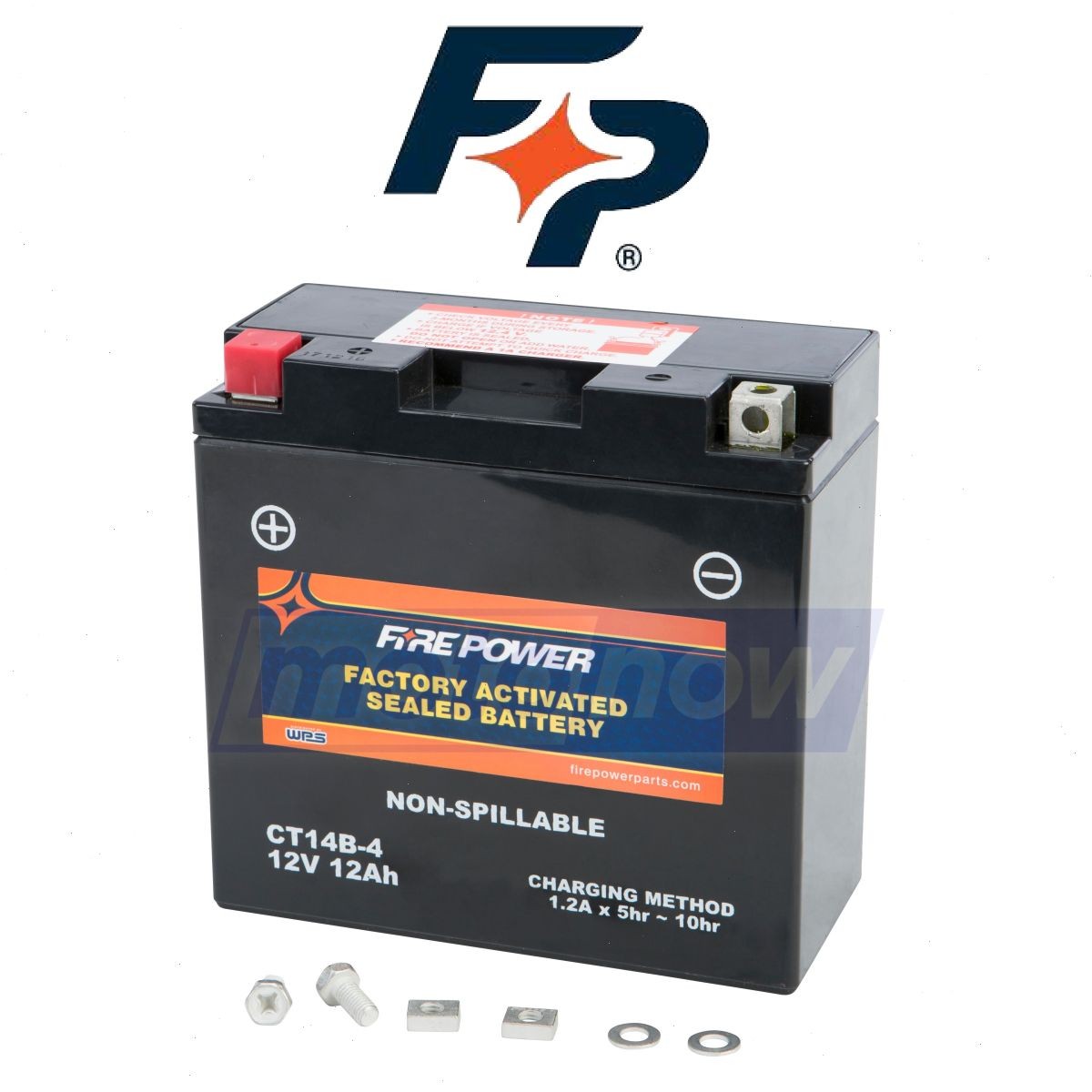 Fire Power Factory Activated Maintenance Free Sealed Battery for 2008-2014 nu