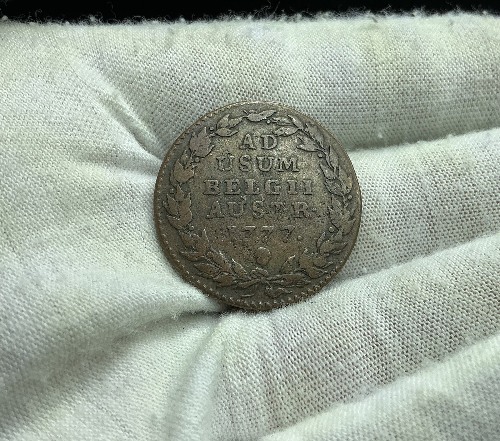 Austrian Netherlands 1777 2 Liards N233