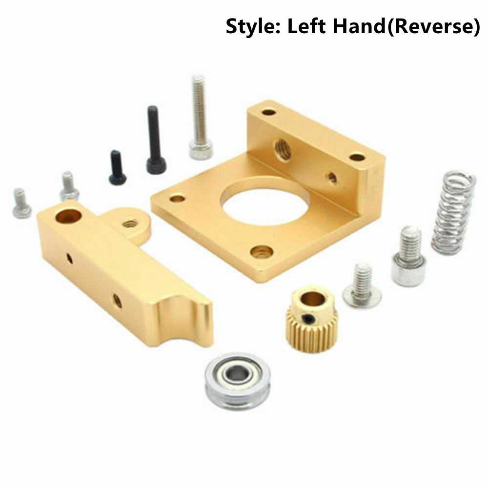 1Set MK8 Extruder Block Kit Left Hand For 1.75mm Filament 3D Printer Replacement