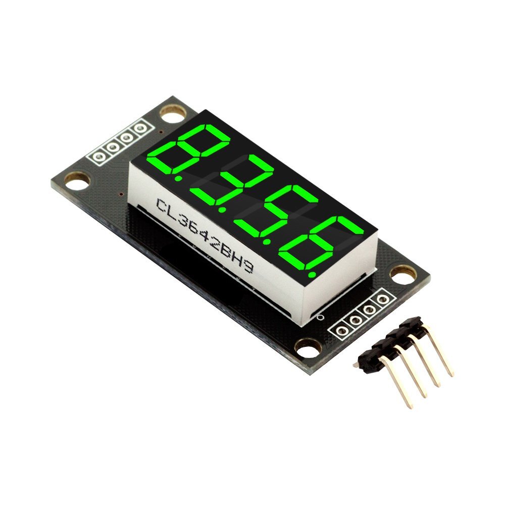 0.36" TM1637 Green 7-Segment 4-digit Digital Tube LED Display Module For Arduino