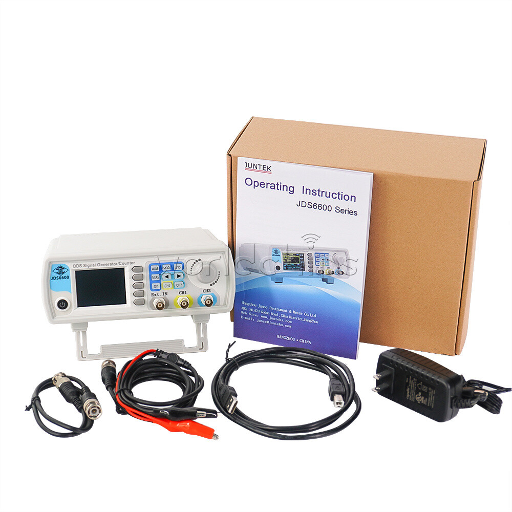 JDS6600 40MHz 14bits Dual-Channel Arbitrary Waveform DDS Signal Generator Pulse