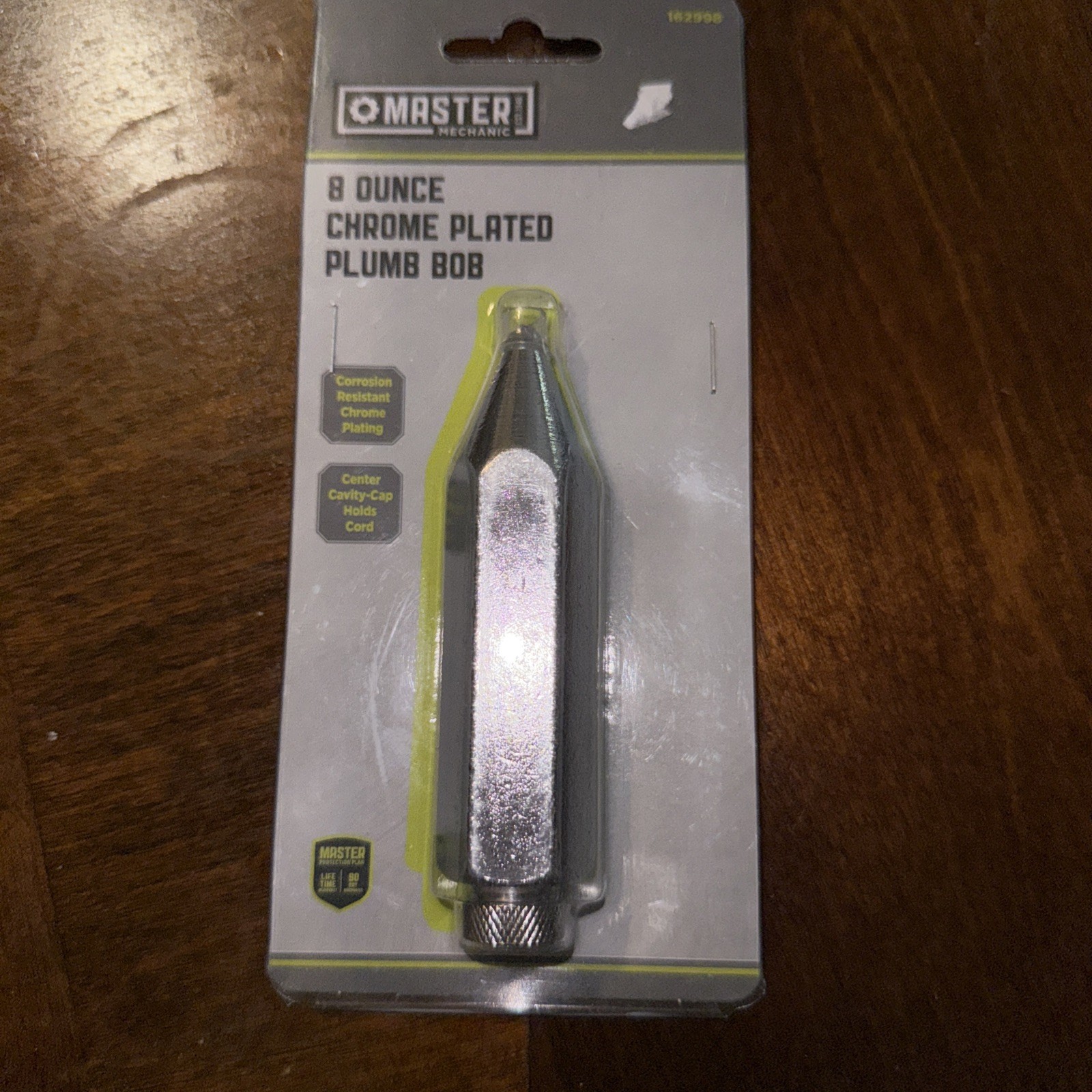 Master Mechanic Chrome Plated Plumb Bob 8 oz