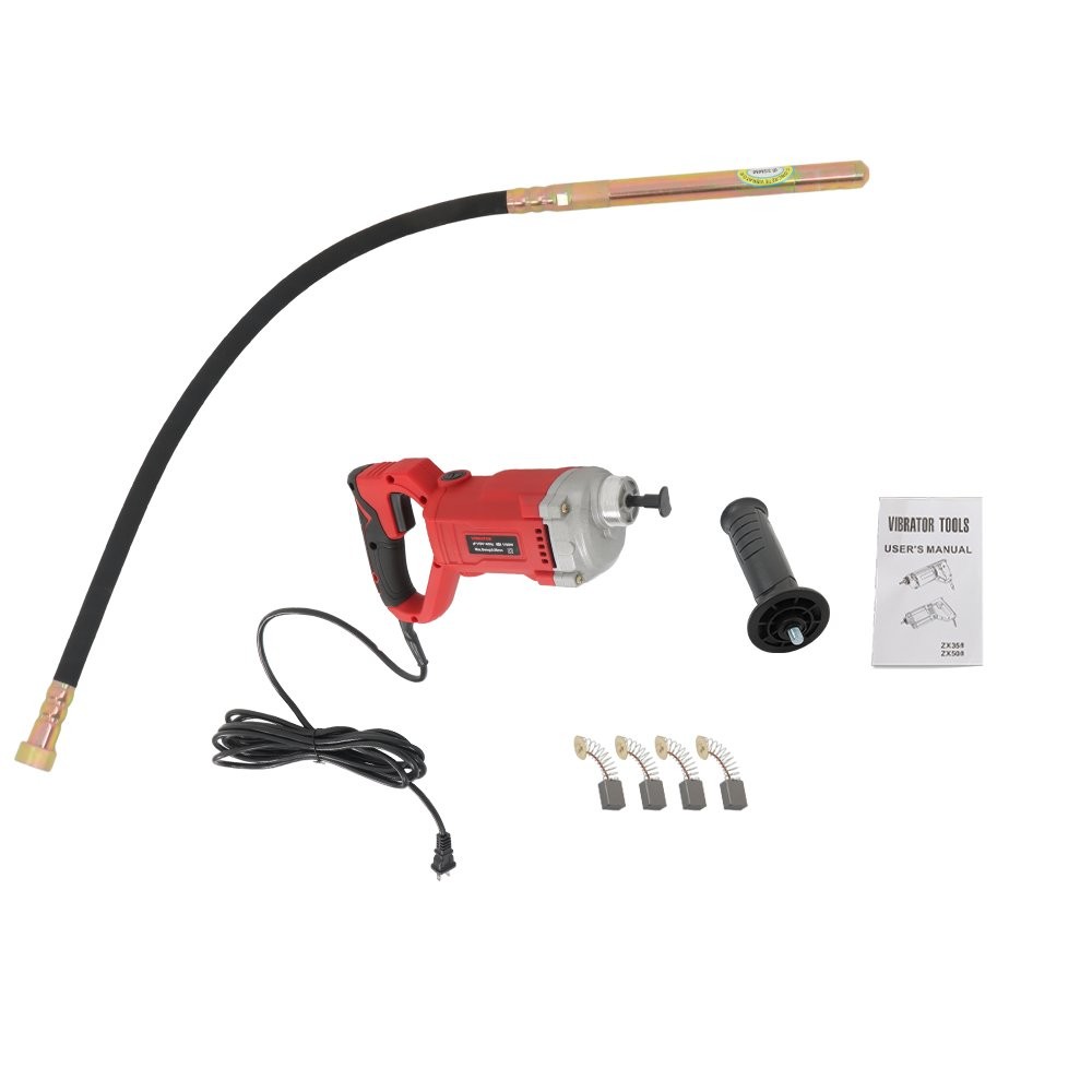 Handheld Concrete Vibrating Tool Electric Concrete Vibrator with 5 FT Shaft