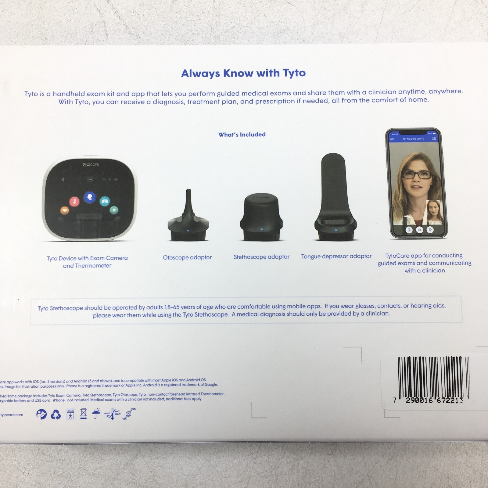 TytoCare TytoHome On Demand Medical Health Remote Exam Kit New