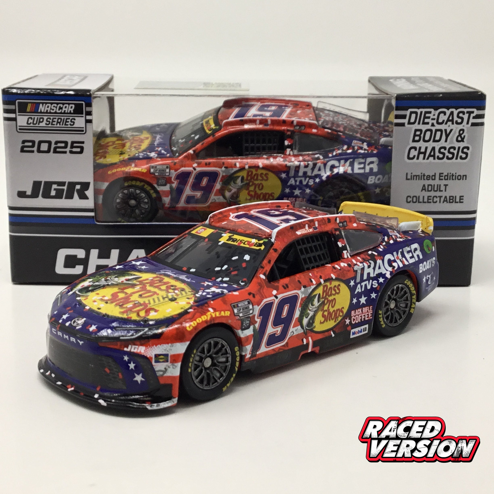 Chase Briscoe 2025 Bass Pro Shops Patriotic Darlington Race Win 1:64 Diecast