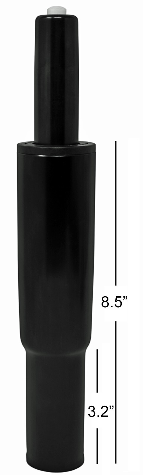 Heavy Duty Gas Cylinder Fits X Chair IKEA Markus 3.2" Long Taper 4.5" Travel