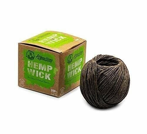 Afghan Hemp All Natural Hemp Wick Ball - 250 ft