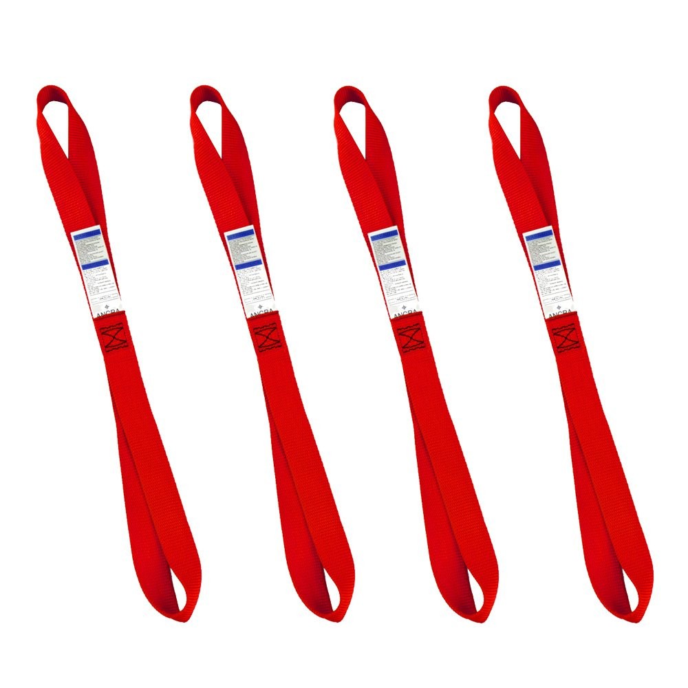 Ancra Tiedowns 18" Soft Touch - Tie Down Extension Red 4-Pack