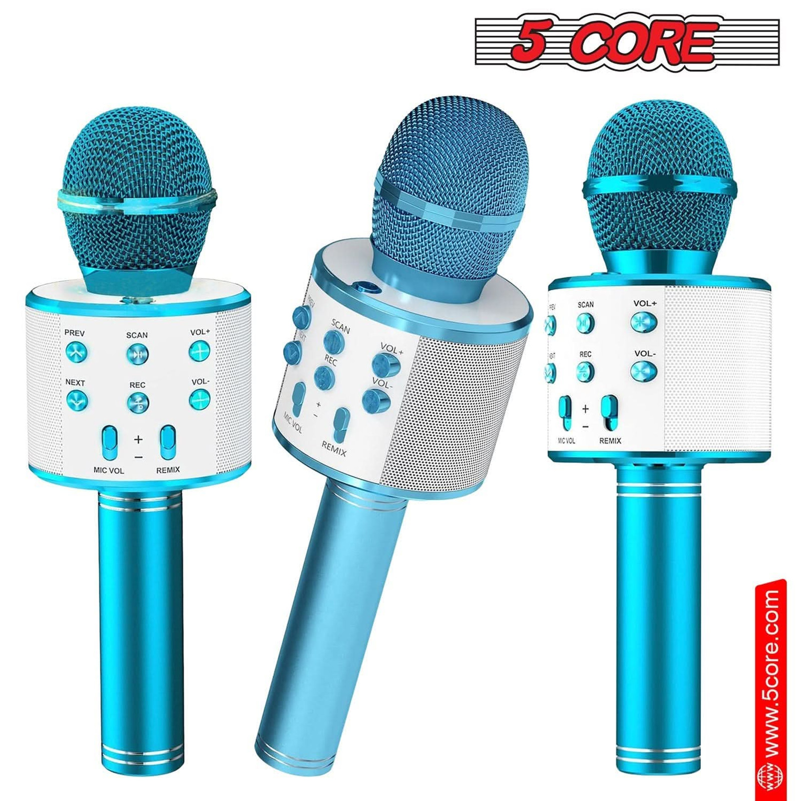 Wireless Karaoke Microphone Bluetooth Mic Portable Handheld Microfonos