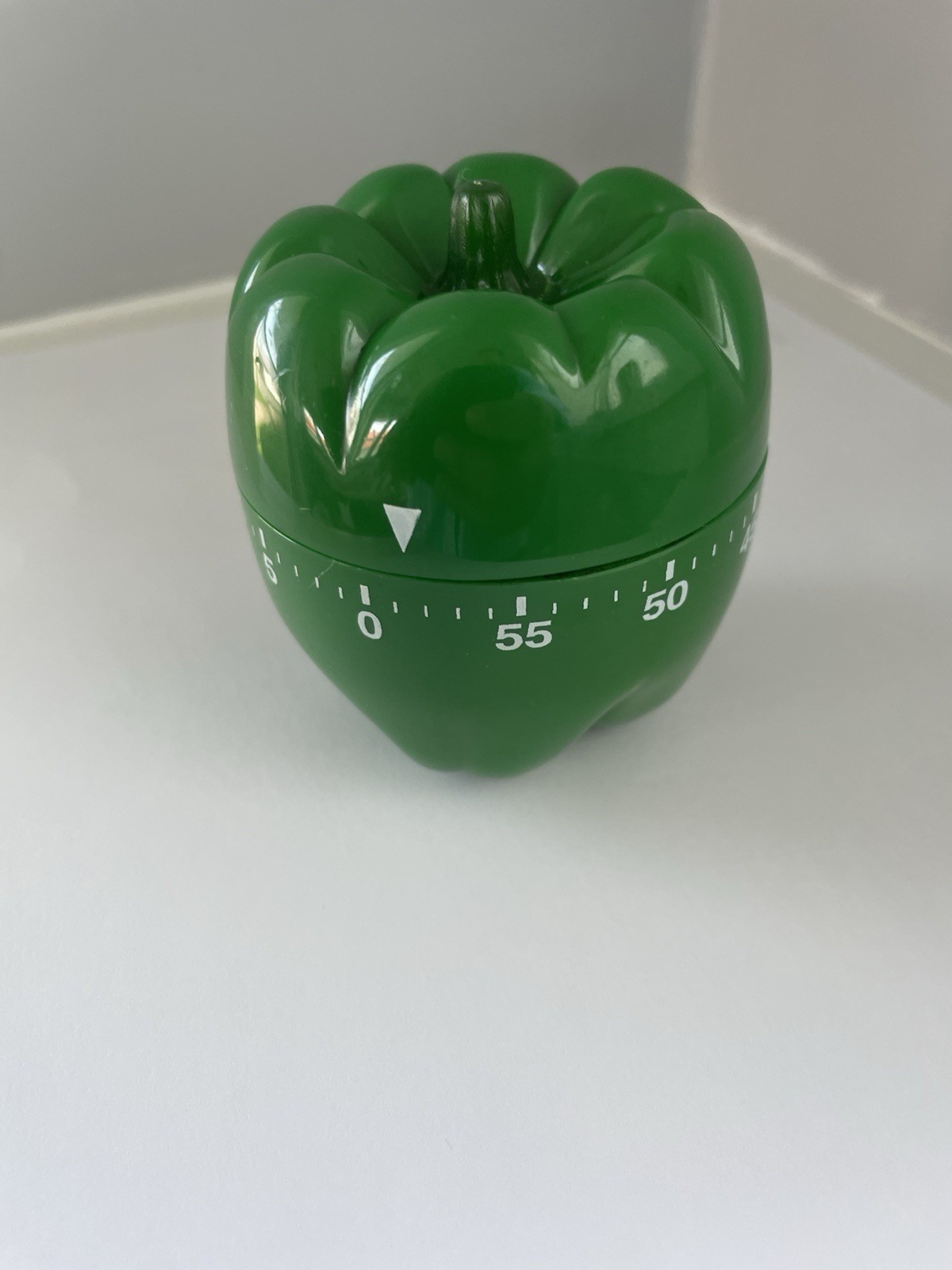 Vintage green bell pepper Kitchen Timer –  Wind-Up Mechanical Timer