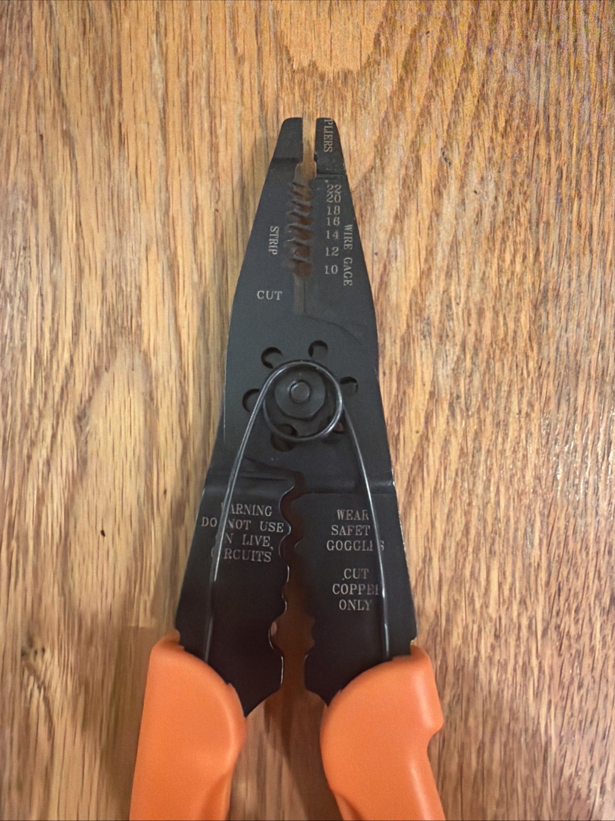 ATF Multi-Function Crimping Tool 8-5/8" - Cuts/Strips/Crimps - 22-10 GA