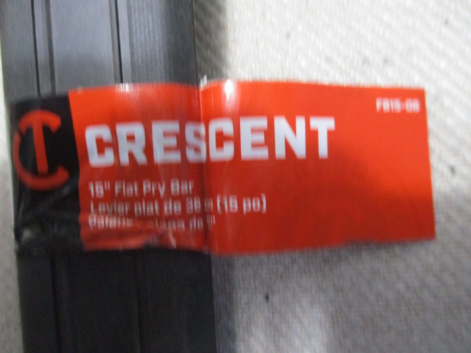2 Pack - Crescent, Flat Pry Bar, 15" FB15-06 New