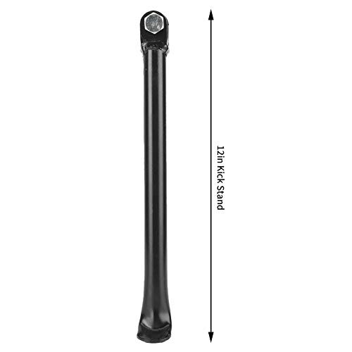 Motorcycle Kickstand, 12 Inch Side Stand Foot Support with Spring for Pit
