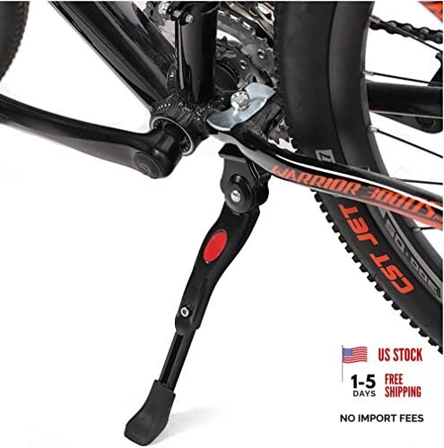 BlueSunshine 24 to 26 Inch Bicycle Kickstand with Bike Chainstay Black