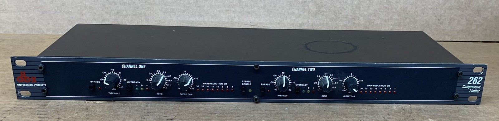 DBX 262,  2 Channel Compressor/Limiter, Vintage Rack