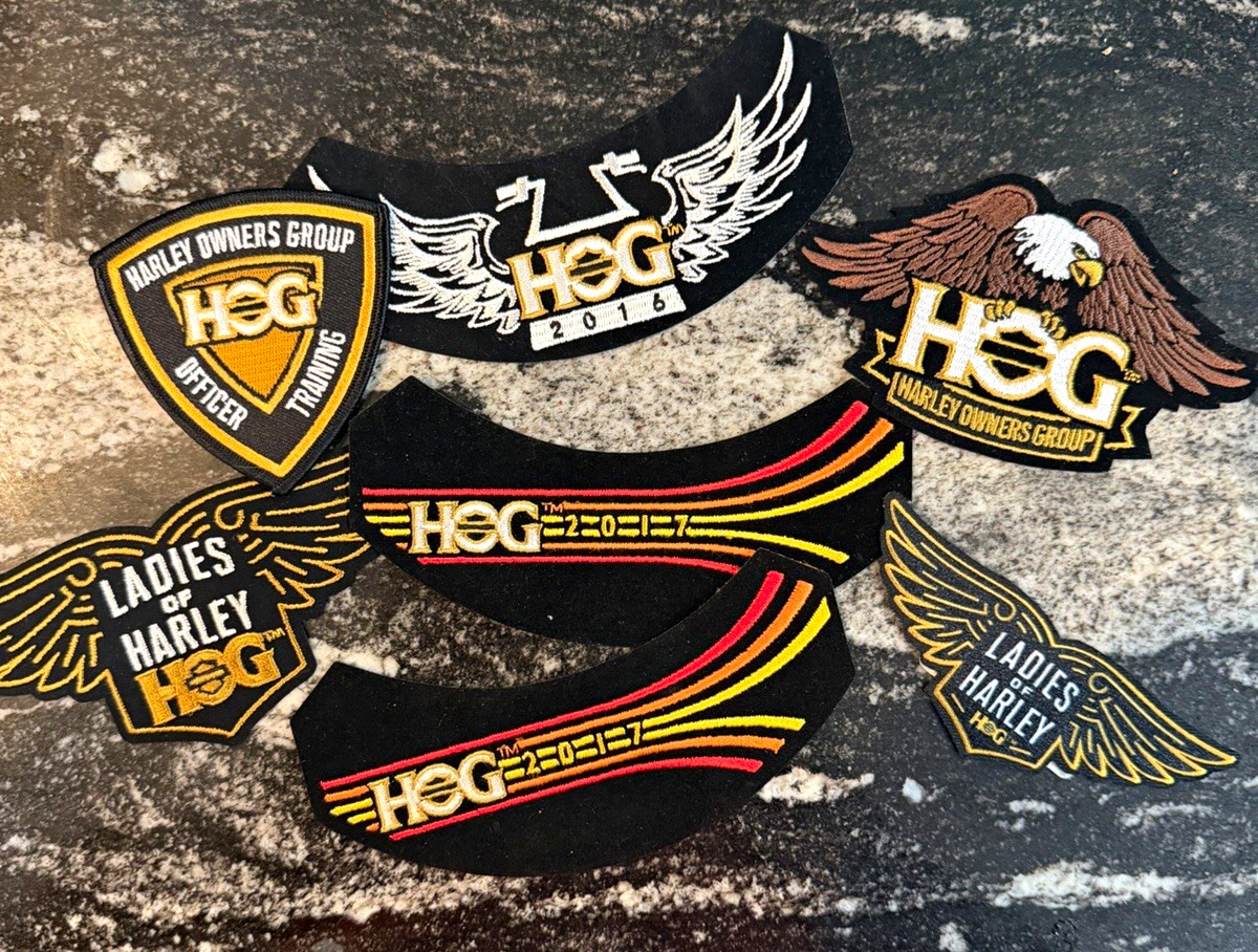 Harley-Davidson HOG Ladies of Harley Officer Training 2016 Embroidered Patch Lot