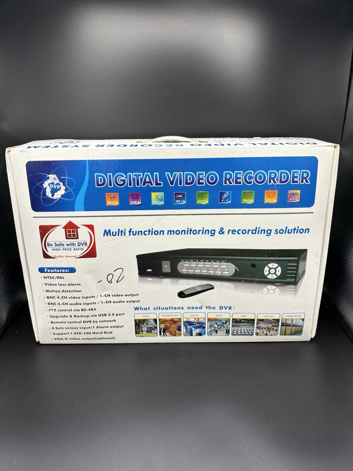 Digital Video Recorder / 4 Channel / New Open Box / Never Used / Complete