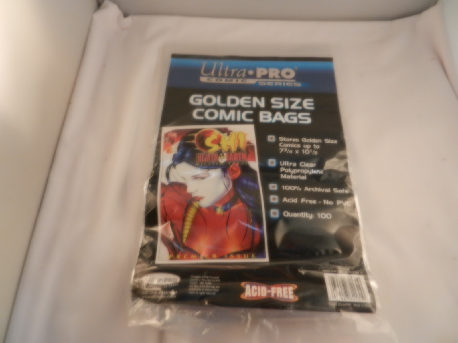 ULTRA PRO COMIC BAGS "NEW" GOLDEN SIZE SET OF 15 - ACID FREE