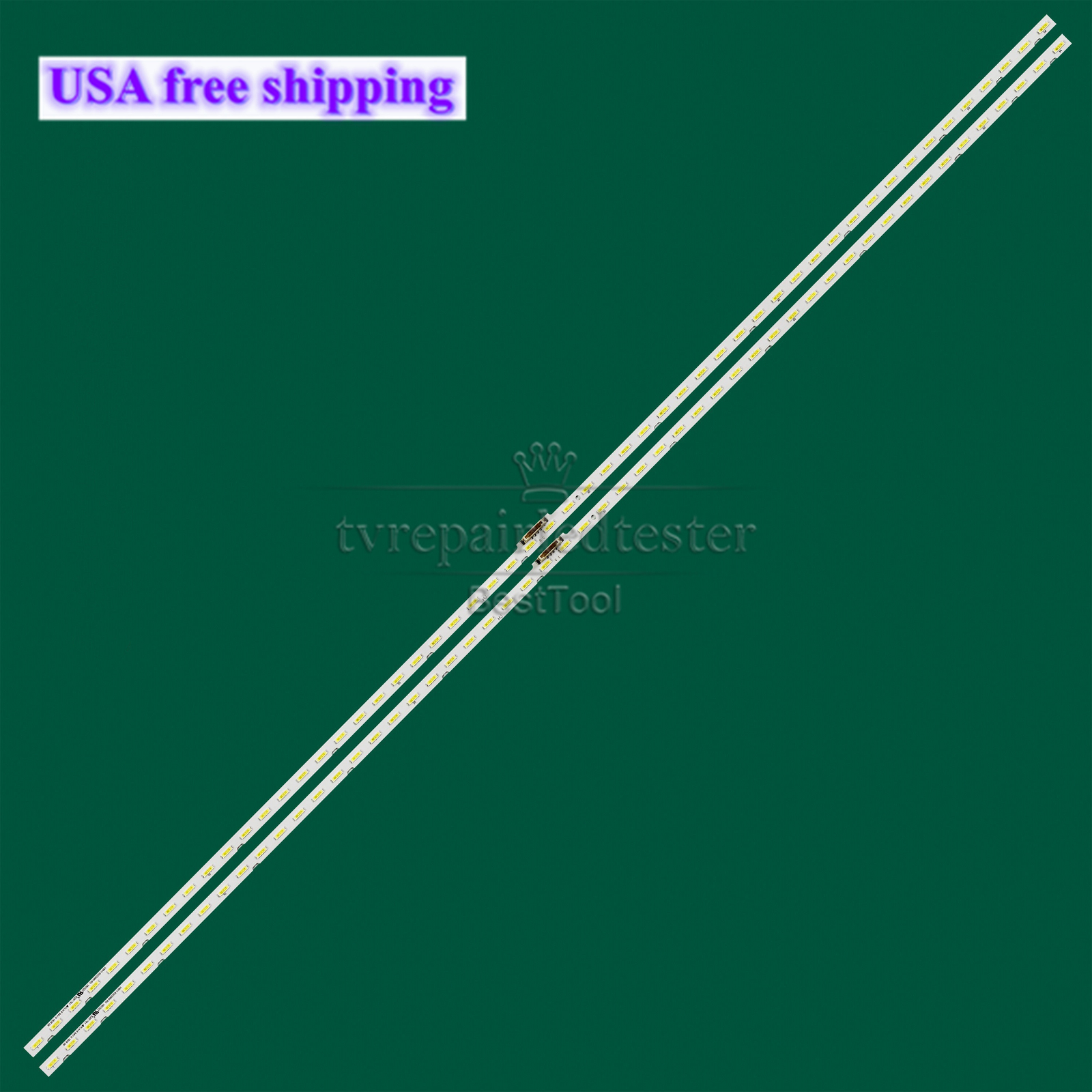 2pcs LED Strips for UN65NU7300 UN65NU7300F UN65NU7300FXZA CURVED UN65RU7100