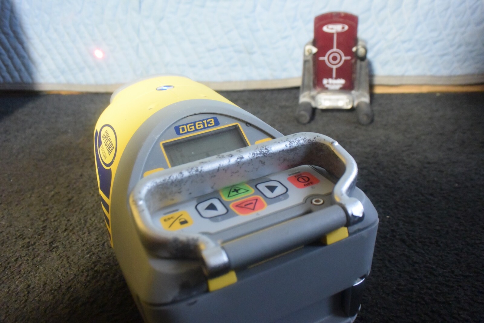 Spectra Precision Trimble Model DG613 Red Beam Straight Pipe Laser #2