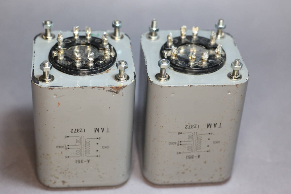 Pair vintage TAMURA A-351 interstage transformer for 12AU7, 6SN7, ML-4 vv..vv.
