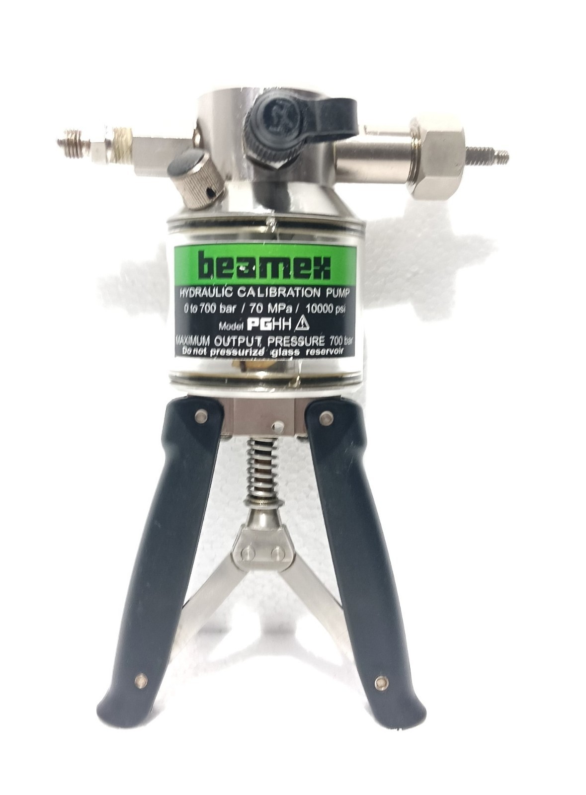 BEAMEX PGHH HAND-OPERATED PRESSURE CALIBRATION PUMP MAX 700 BAR PARTS ONLY