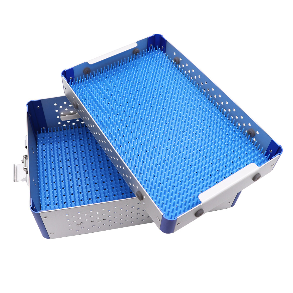 Aluminium Alloy Sterilization Tray Case For Surgical Instruments Box - US Ship