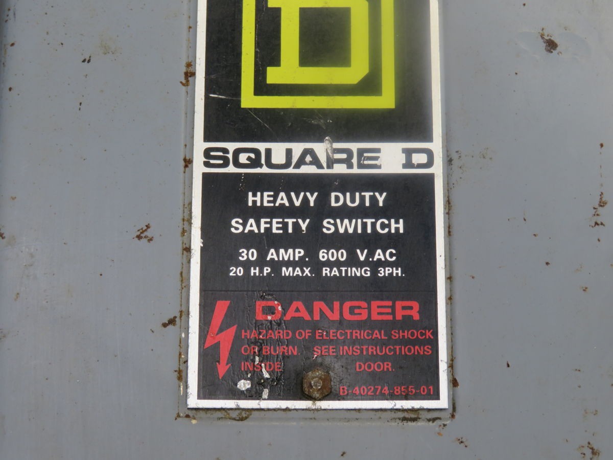 SQUARE D SAFETY SWITCH T248713