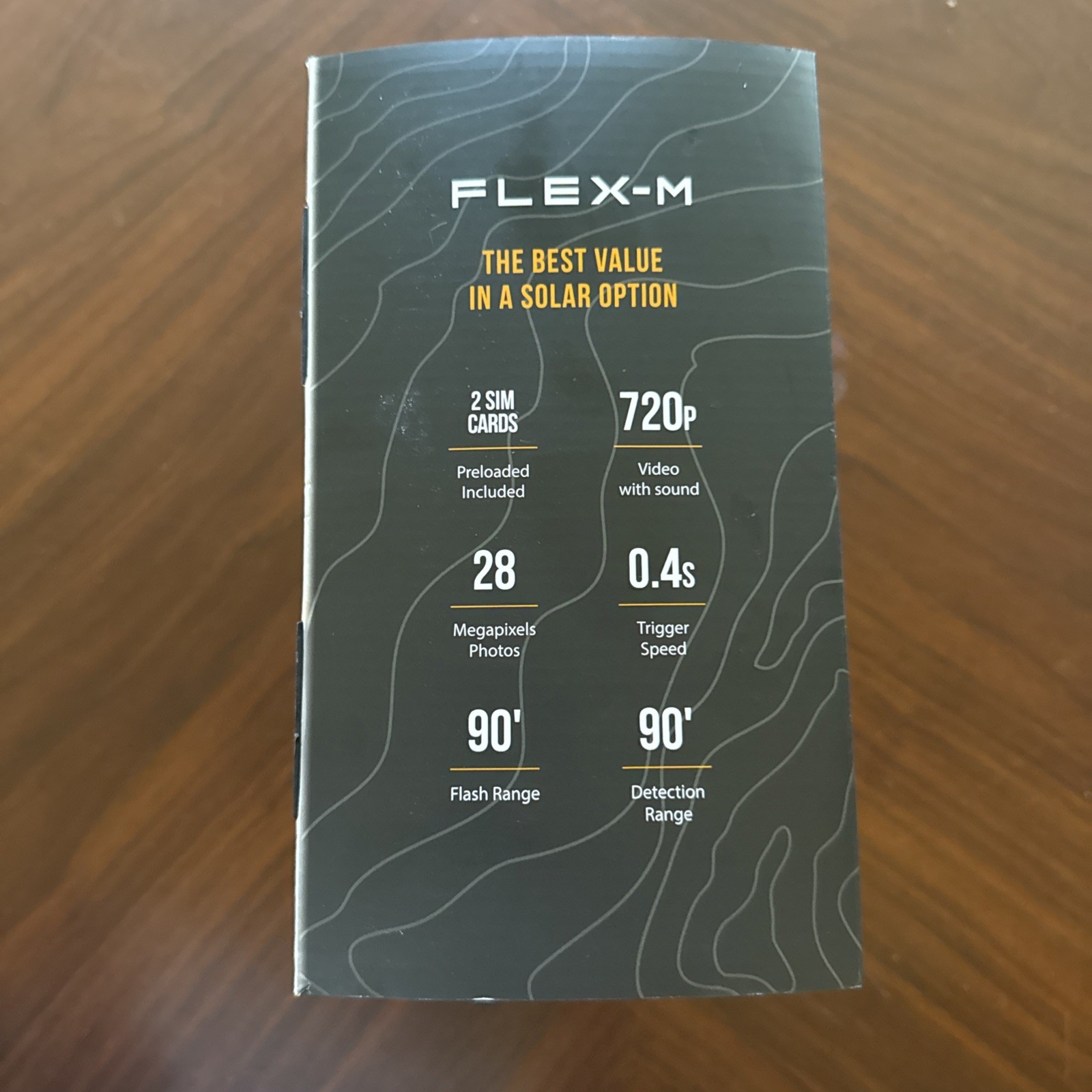 SPYPOINT Flex-M Cellular Trial Camera Solar Bundle (FLEX-M-SOLAR-BUNDLE Open Box