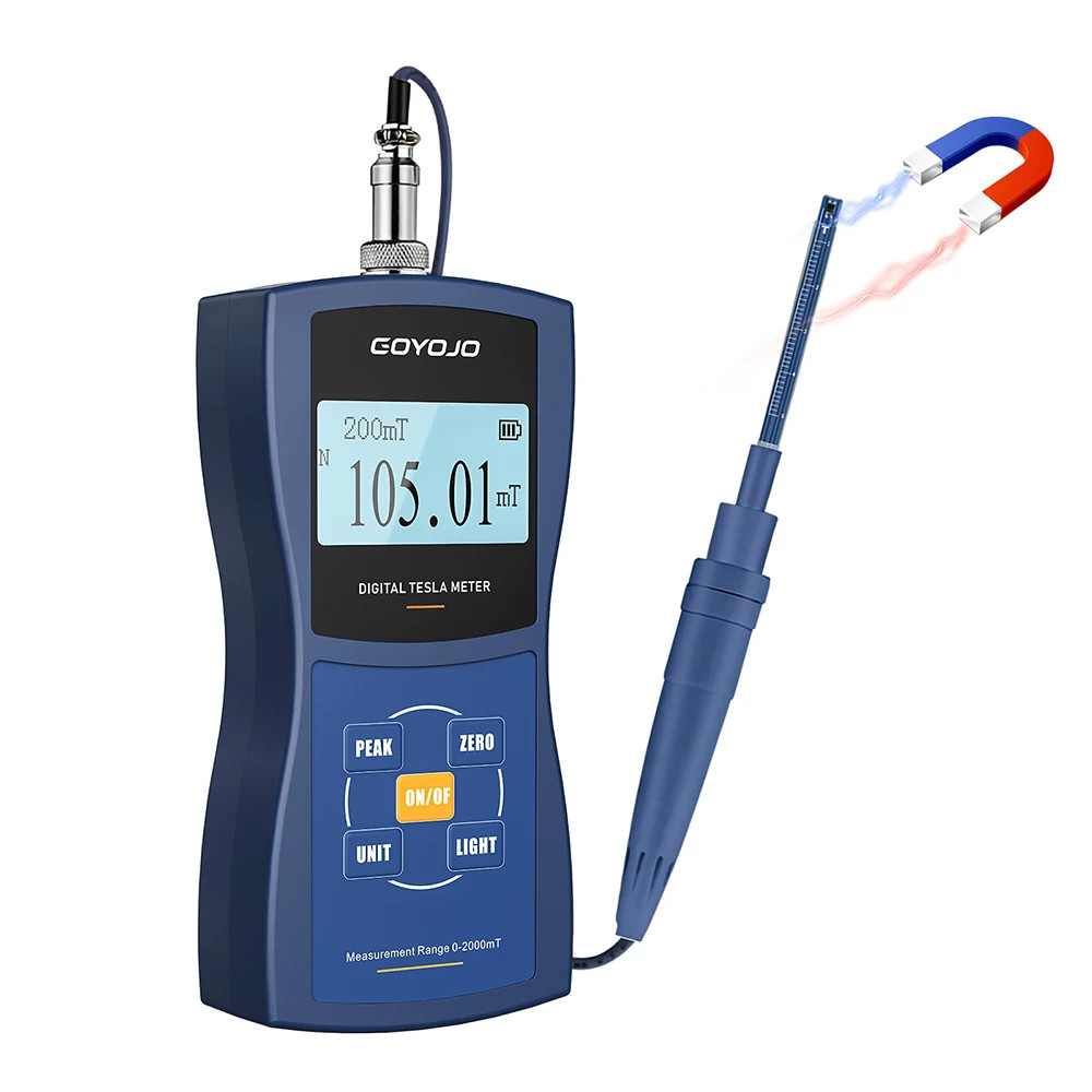Handheld Gauss Meter Tesla Meter Permanent Magnet 1% 2% 5% Accuracy