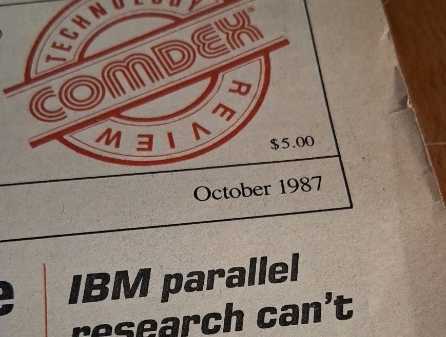 VINTAGE 1987 COMPUTER TECHNOLOGY REVIEW TECHNOLOGY MANAGEMENT NEWSMONTHLY