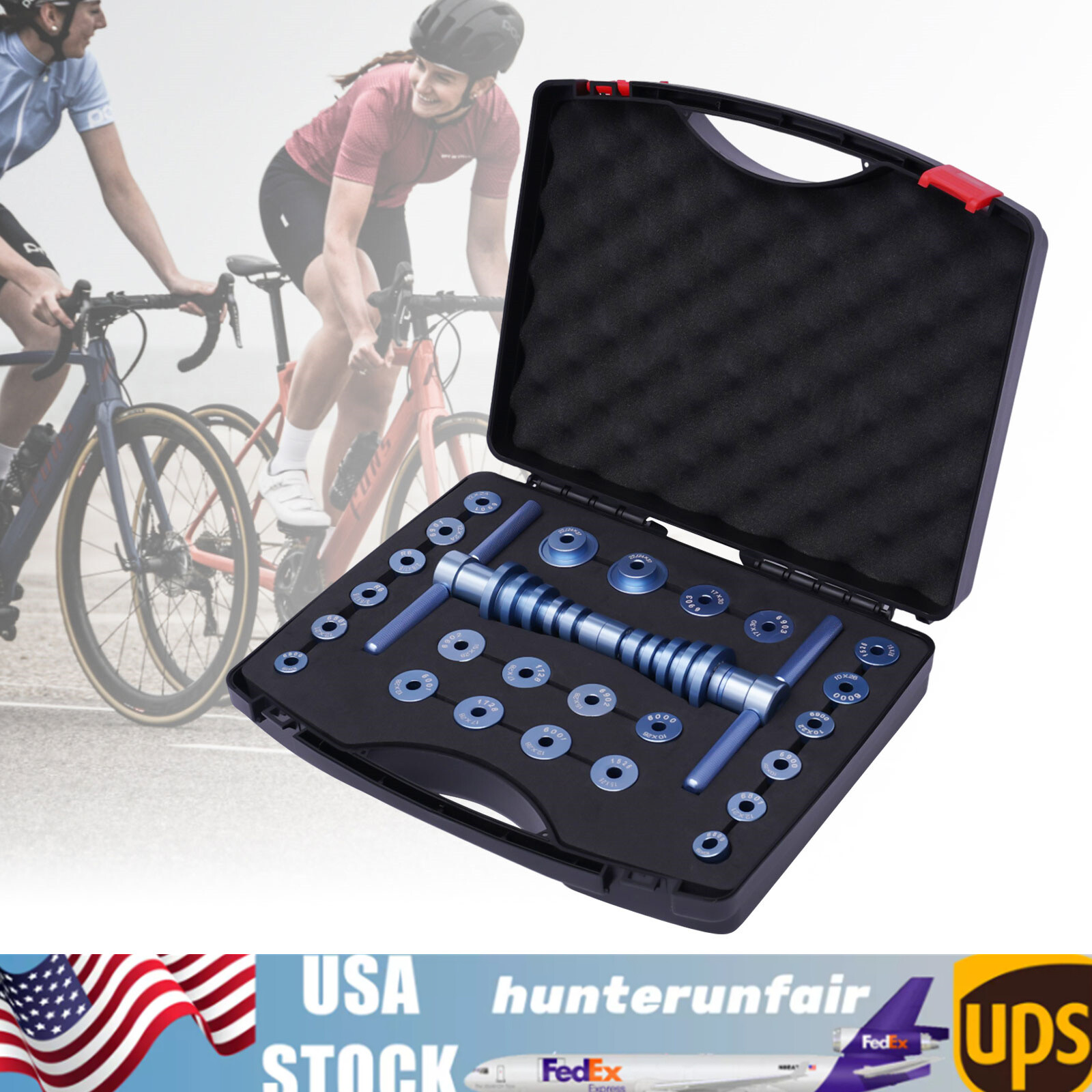 Bicycle Bearing Press Set Installer Tool Kit Set Turning Point for Wheels Hub