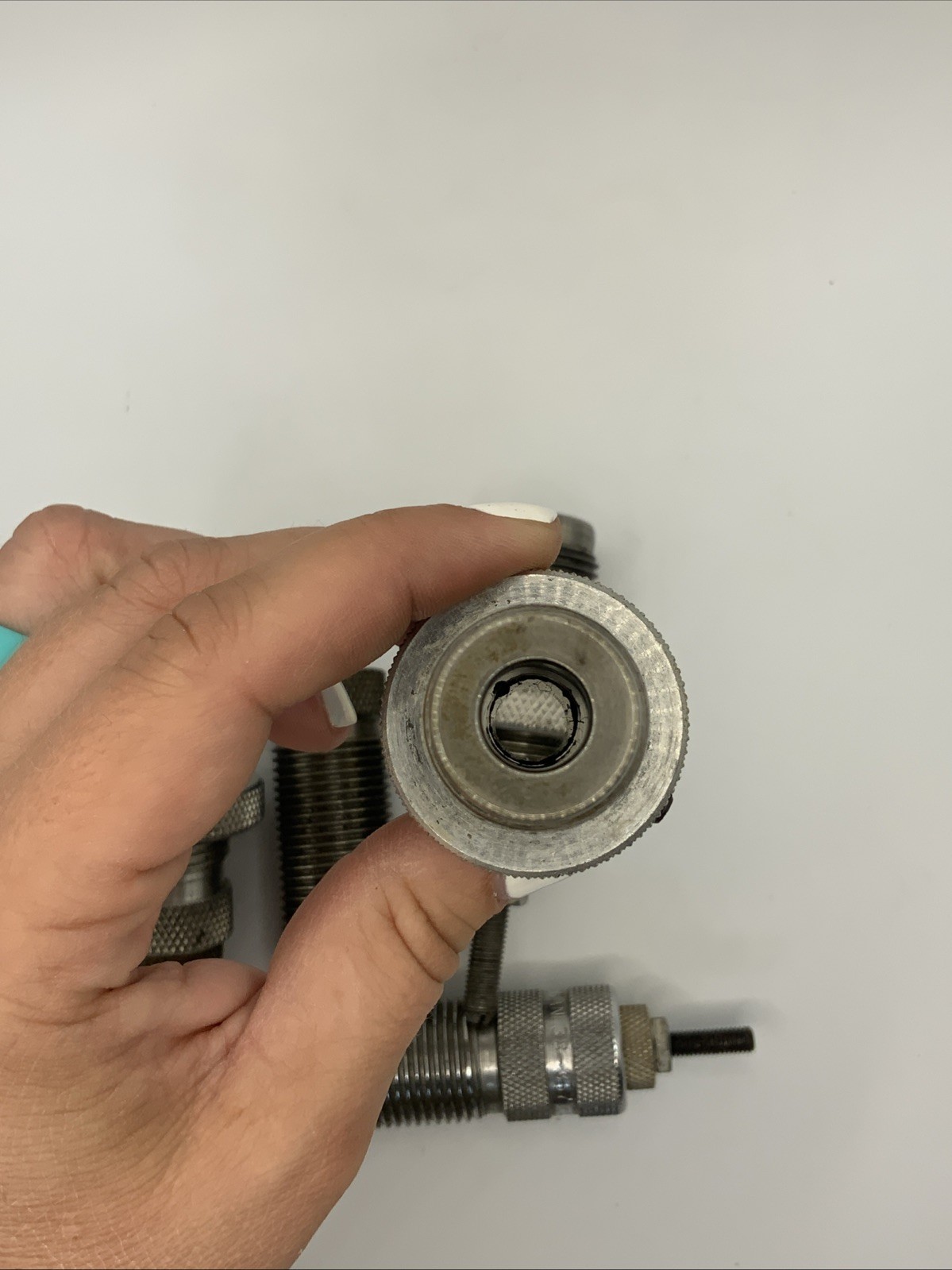RCBS 38/357 carbide 3 die set plus extras Size and Lyman