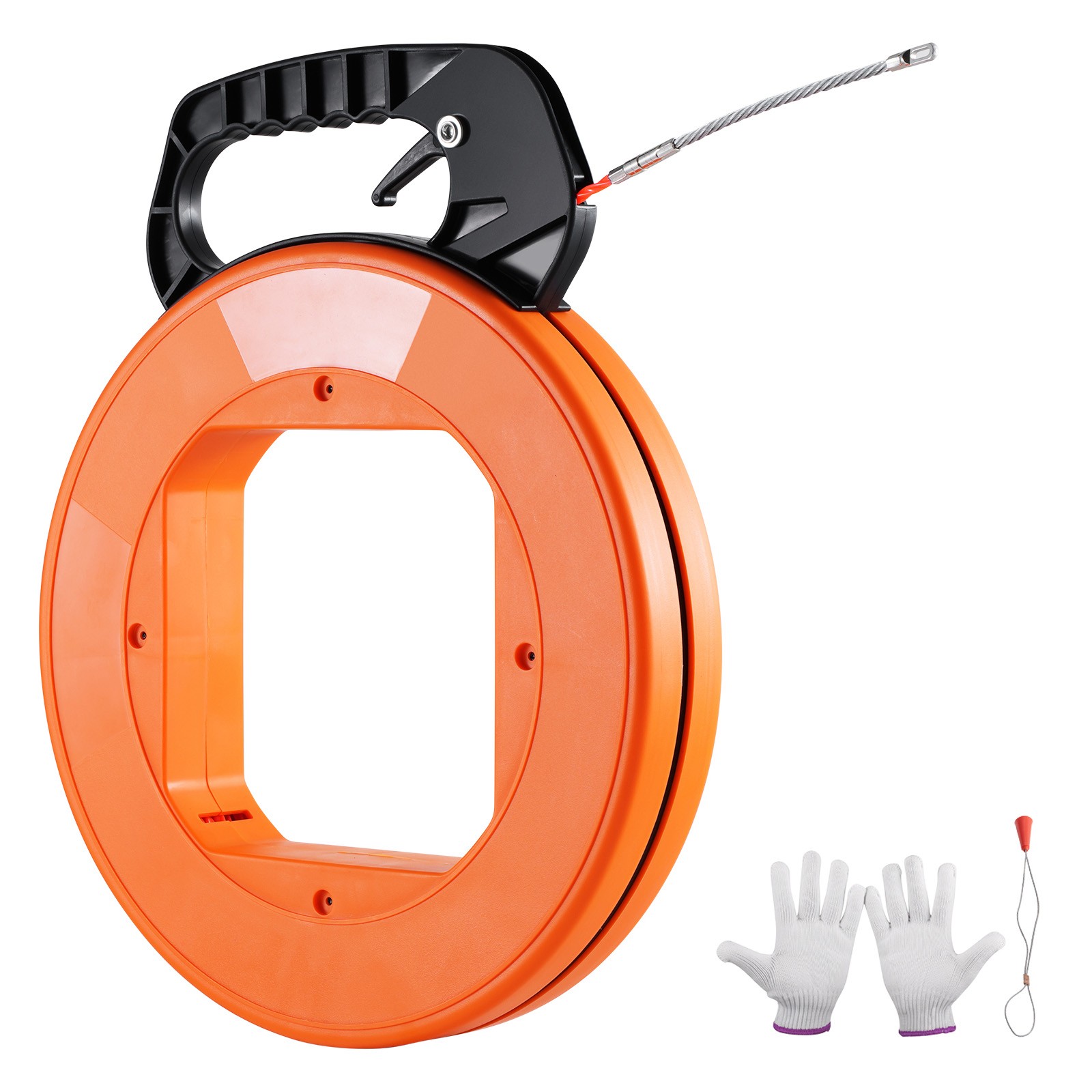 Uimoso 100 ft PET Fish Tape Wire Puller with Durable Plastic Case